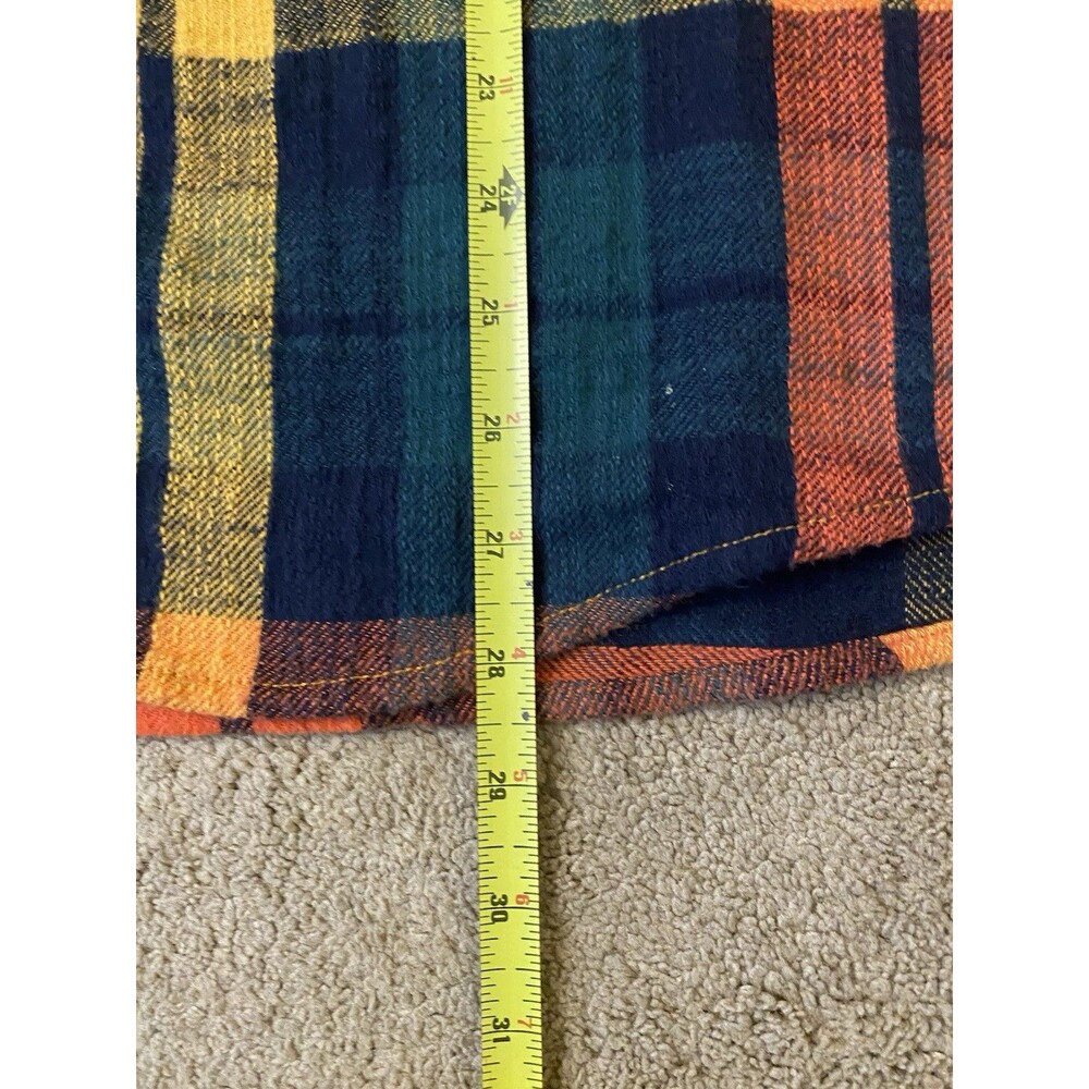 L.L. Bean Signature Heritage Vibrant Flannel Shirt Classic Dadcore Men’s L - Picture 9 of 13